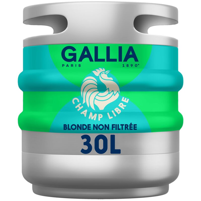 Biere Gallia champ libre en fut de 30L